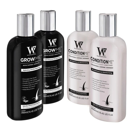 2 x Grow Me® Shampoo & 2 x Conditioner Bulk Bundle – Best-Value Routine