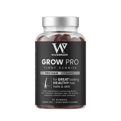 GrowPro Yummy Gummies Hair Vitamins, Skin & Nails. Sugar Free