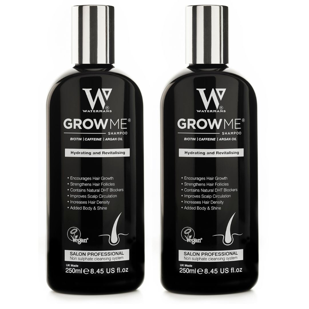 Watermans Shampoo Duo - Biotin, Rosemary & Caffeine Shampoo | Sulfate Free | 250ml